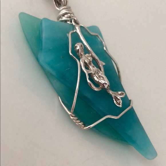 CUT AMAZONITE BLUE GEMSTONE SEMI PRECIOUS - Picture 8 of 8